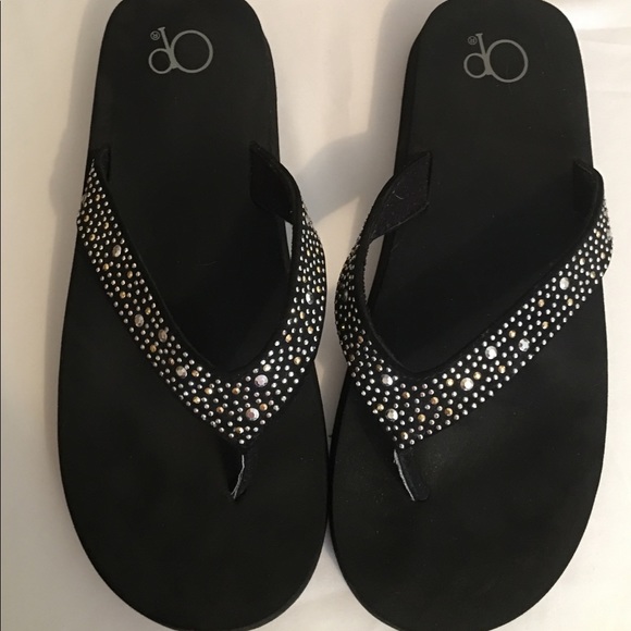 OP Shoes - OP Black Flip Flops